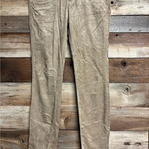 Bebe Tan Corduroy Pants Straight Leg